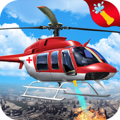 911 Helicopter Fire Rescue Simulator icon