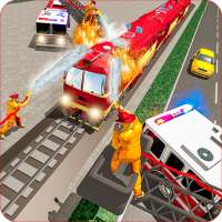 Train Fire Rescue Simulator 2019