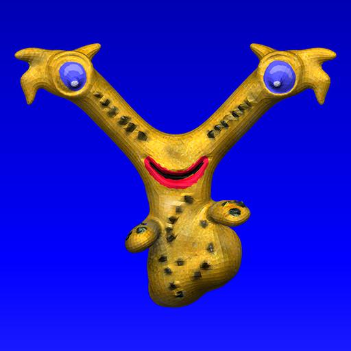 Gut microbes battle – fight bad microbes icon