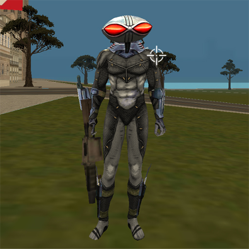 Grand alien Robot rope hero icon