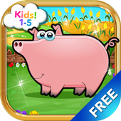 Kids Farm Animals - Kids Game 1, 2, 3 years old icon