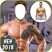 Make me body builder-New Styles SixPack tattoo app icon