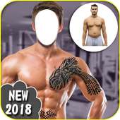 Make me body builder-New Styles SixPack tattoo app on 9Apps