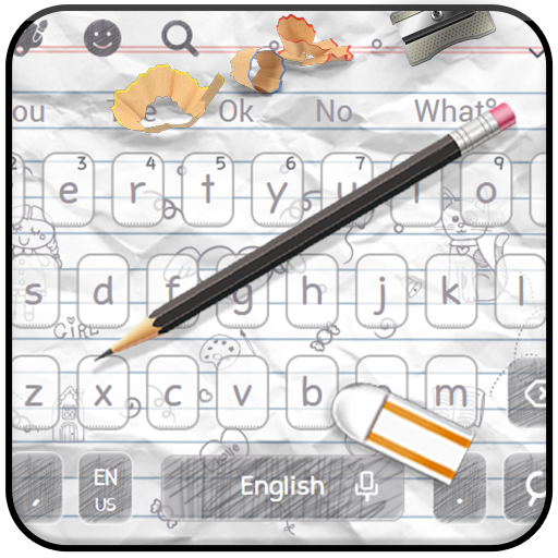 Doodle Pencil Keyboard Theme icon