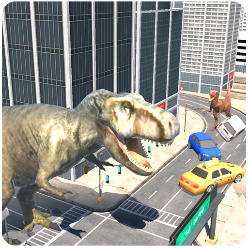 Dinosaur Simulator - City destroy icon