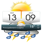 Weather Widget &amp; Digital Clock icon