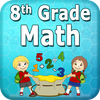 8th Grade Math Test Prep icon