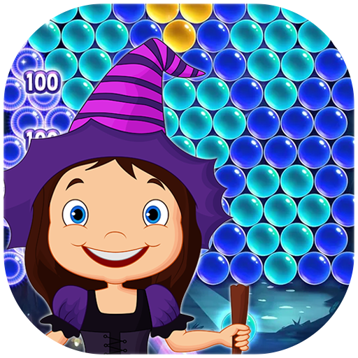 Bubble Shooter Little Witch Halloween icon