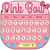 Pink Cute Tie  Keyboard Theme icon