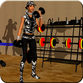 Girls Fitness Workout Gym icon
