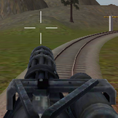 3D Train Army Gun Shooting Battle Fire Games icon