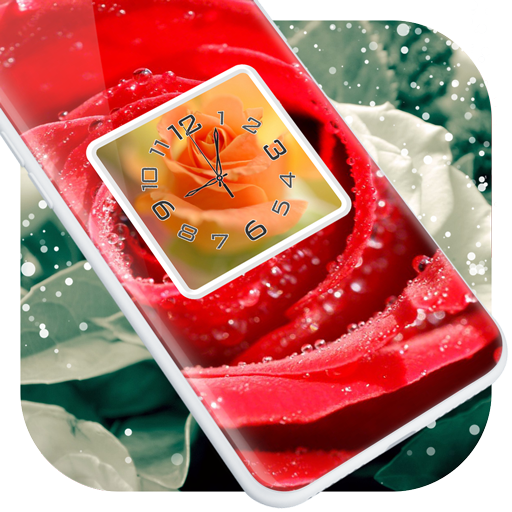 Rose Clock Live Wallpaper icon