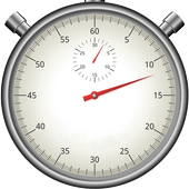 موقت وساعة التمارين الرياضية أيقونة