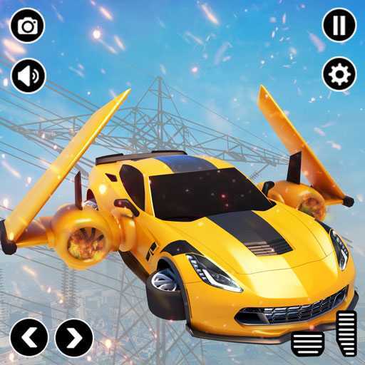 Flying Car Shooting - Car Game icon