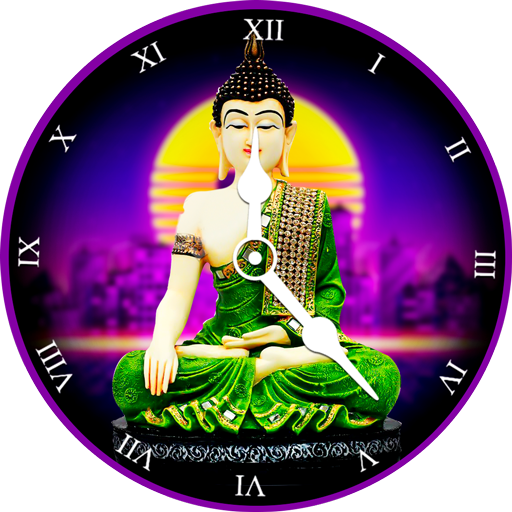 Buddha Clock Live Wallpaper أيقونة