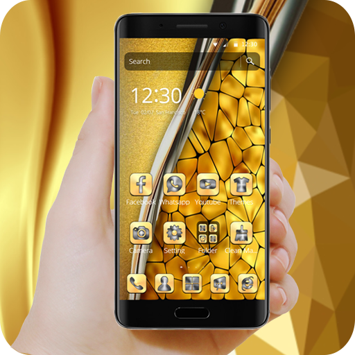 Gloden Luxury Glaze Theme أيقونة