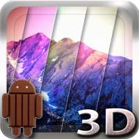 3D Kitkat 4.4 Mountain lwp on 9Apps