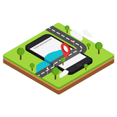 GPS телефон Место иконка