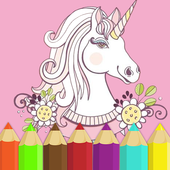 Unicorn Coloring Book icon