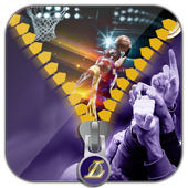 Los Angeles Lock Screen Lakers Zipper icon