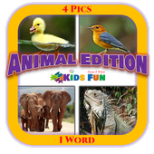 4 Pics 1 Word Animal Edition icon