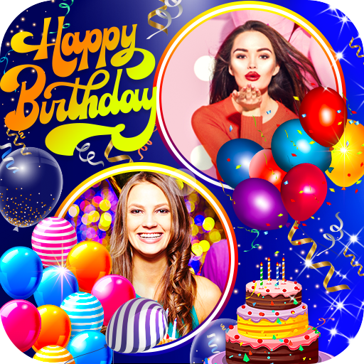 Birthday Dual Photo Frames icon