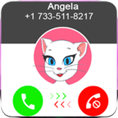 Talking kitten angela call simulator icon