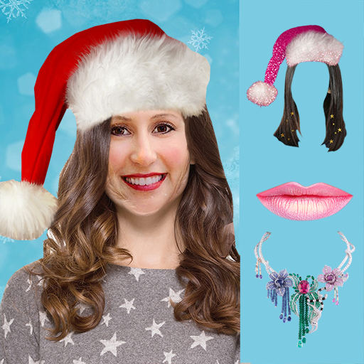 Christmas Girl Hair Changer icon