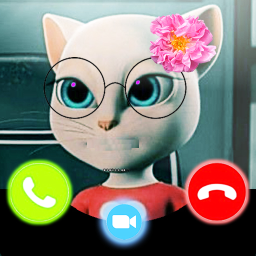 Call Angela_Cat Chat and Video Call Talking icon