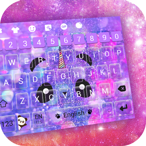 Cute Panda Keyboard Theme icon