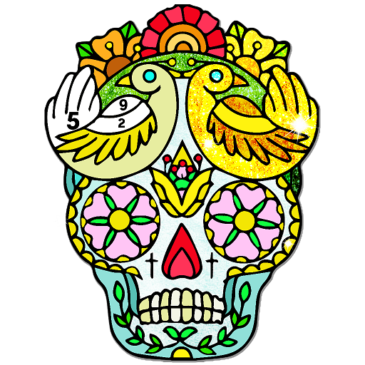 Tattoo Paint by Number - Drawing, Glitter   Color icon