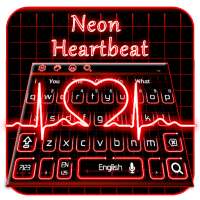 Neon Heartbeat Keyboard