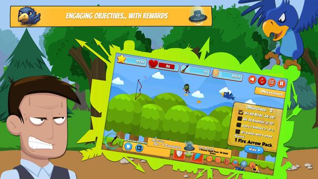 Guilty Birds Archery Bow Arrow screenshot 13
