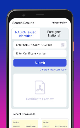PAK Covid-19 Vaccination Pass screenshot 3