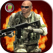 Perintah perang menembak komando menembak sniper icon