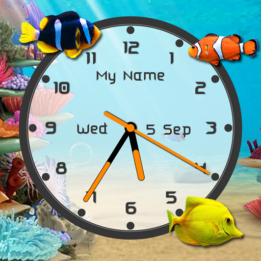 Aquarium Clock Live Wallpaper icon