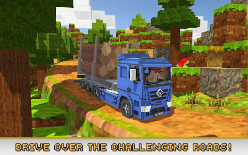Blocky Truck Simulator screenshot 2