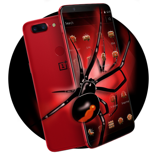 Red Poisonous Spider Theme icon