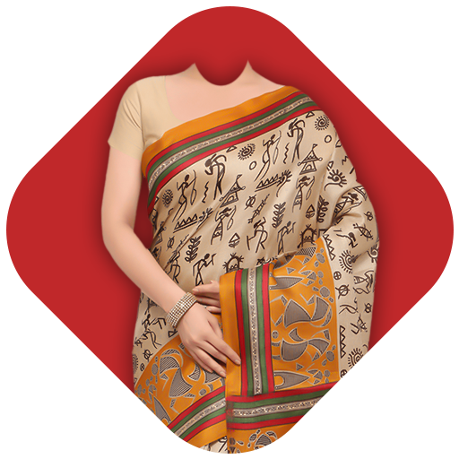 Women Fancy Saree Photo Suit Photo Editor icon