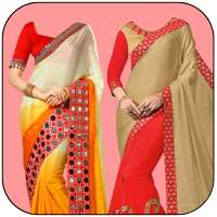 Women Fashion Chiffon Silk Saree Photo Editor