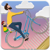happy racing crazy wheels أيقونة