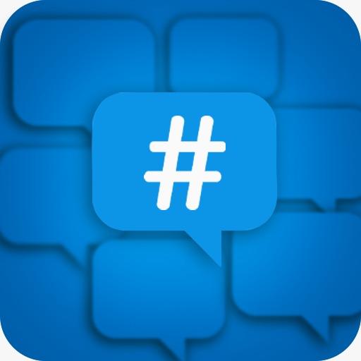 Hashtags Free Likes and Followers: Social Hashtag icon