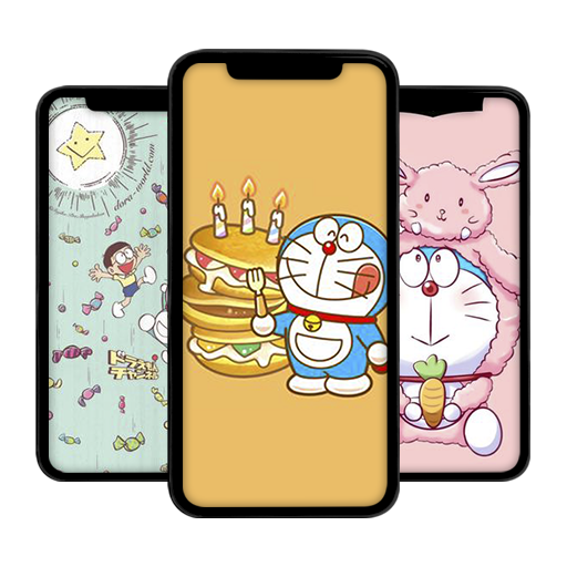 Blue Cat Cartoon Wallpaper HD icon