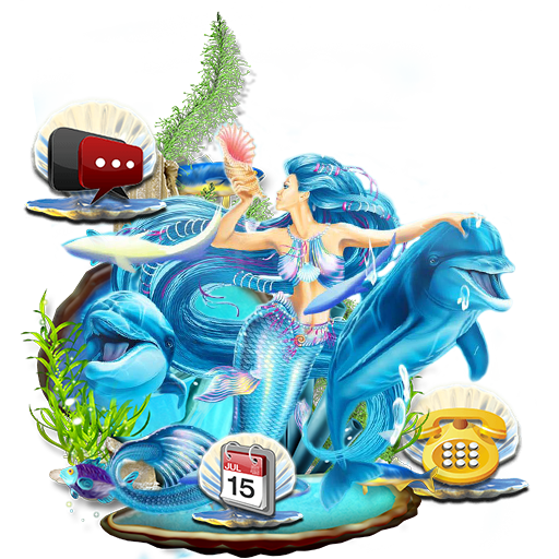 Beautiful Undersea Mermaid Theme icon