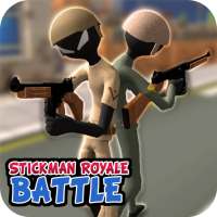 Stickman Battle Royale Free Firing : WW2 Battle