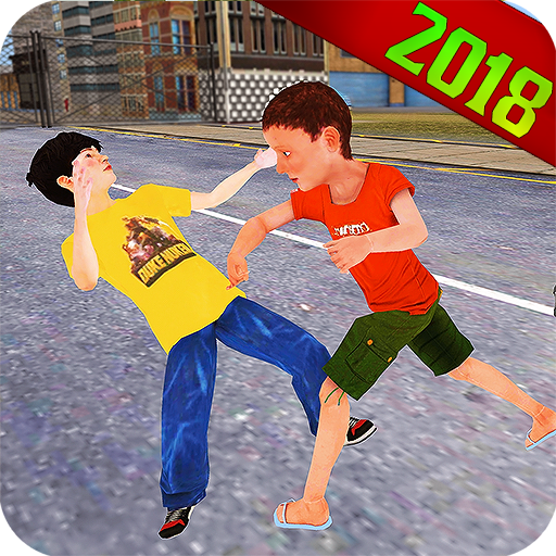 Kids Fighting Games - Gangster in Street icon
