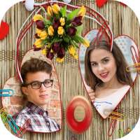 Anniversary Dual Photo Frame on 9Apps