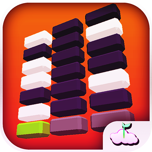 Blocks Race White Tiles Piano icon