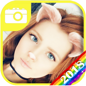 Snap Filter and Cat Face Editor Photo Design icon
