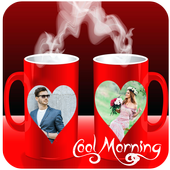 Coffee Cup Dual Photo Frames icon